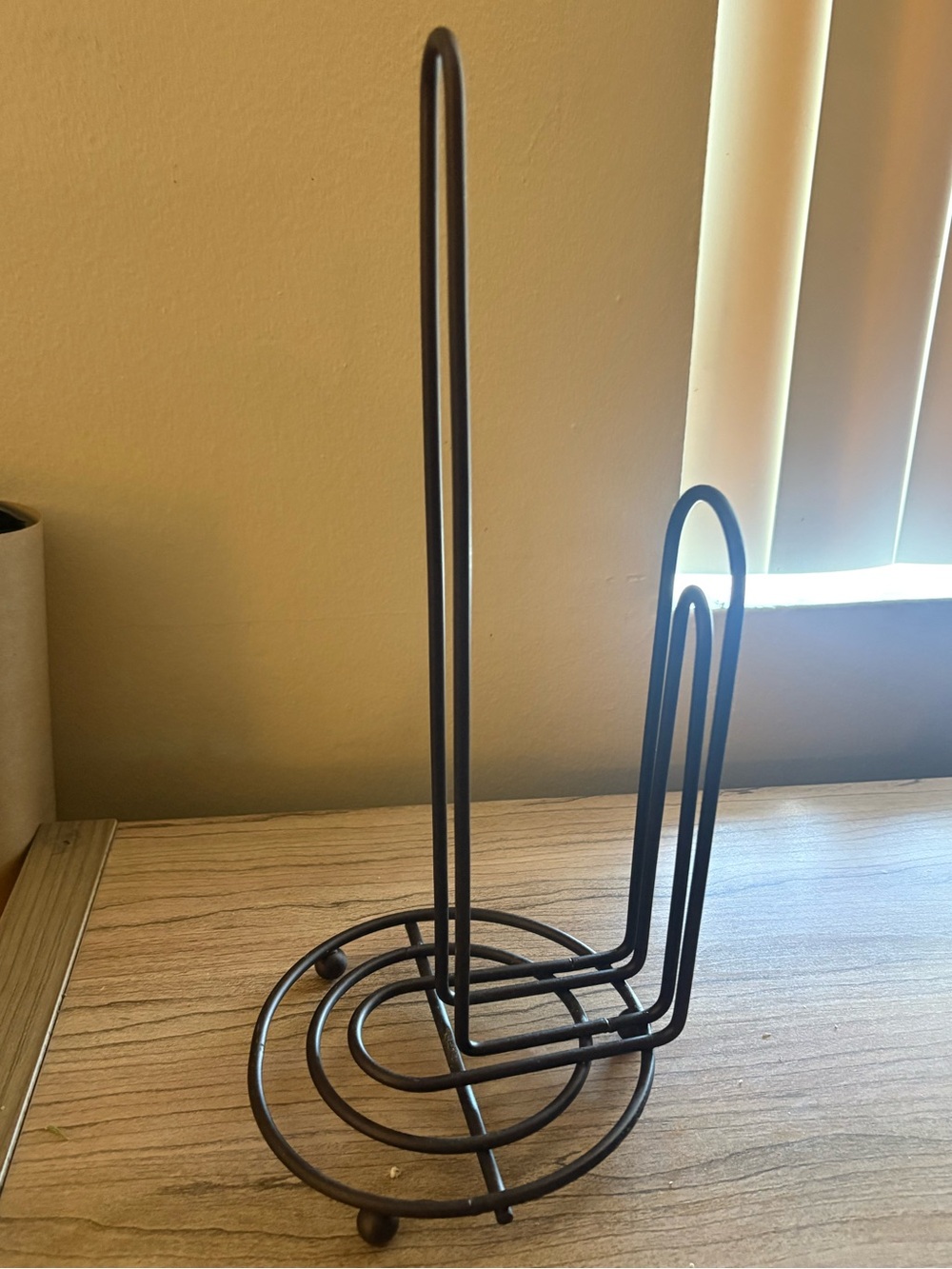 Metal Paper Towel and Napkin Holder - Dark Bronze